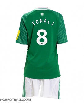 Billige Fotballdrakt Newcastle United Sandro Tonali #8 Replika Bortedraktsett Barn 2025-26 Kortermet (med bukser)